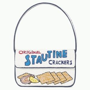 NWT STAUD Tommy Beaded Bag, Stautines